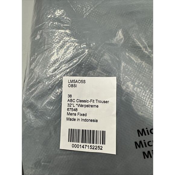 NWT $128 Lululemon ABC Classic-Fit 5Pkt Pants Trouser Warpstreme Obsidian 38x32 - Picture 5 of 11